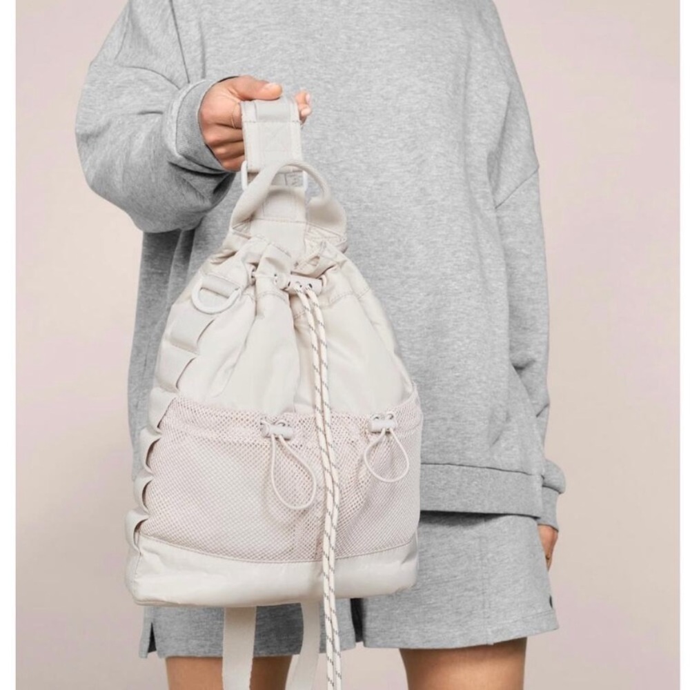Dagne Dover Moonbeam Nova sling bag backpack cream